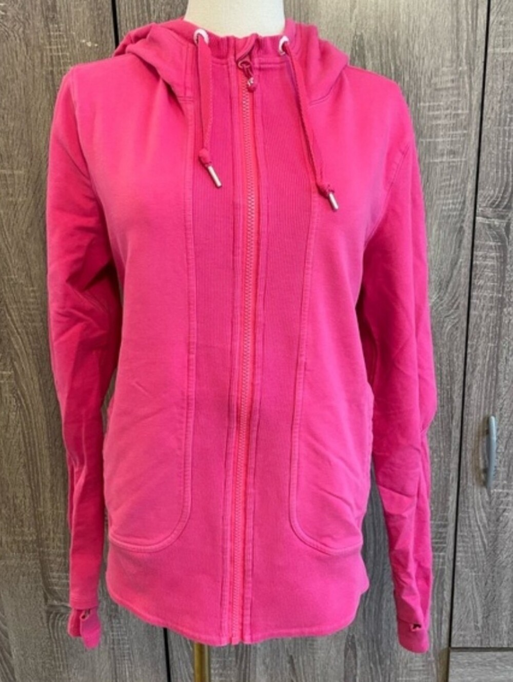 Lululemon Women's Pink Zip-Up Hoodie Jacket